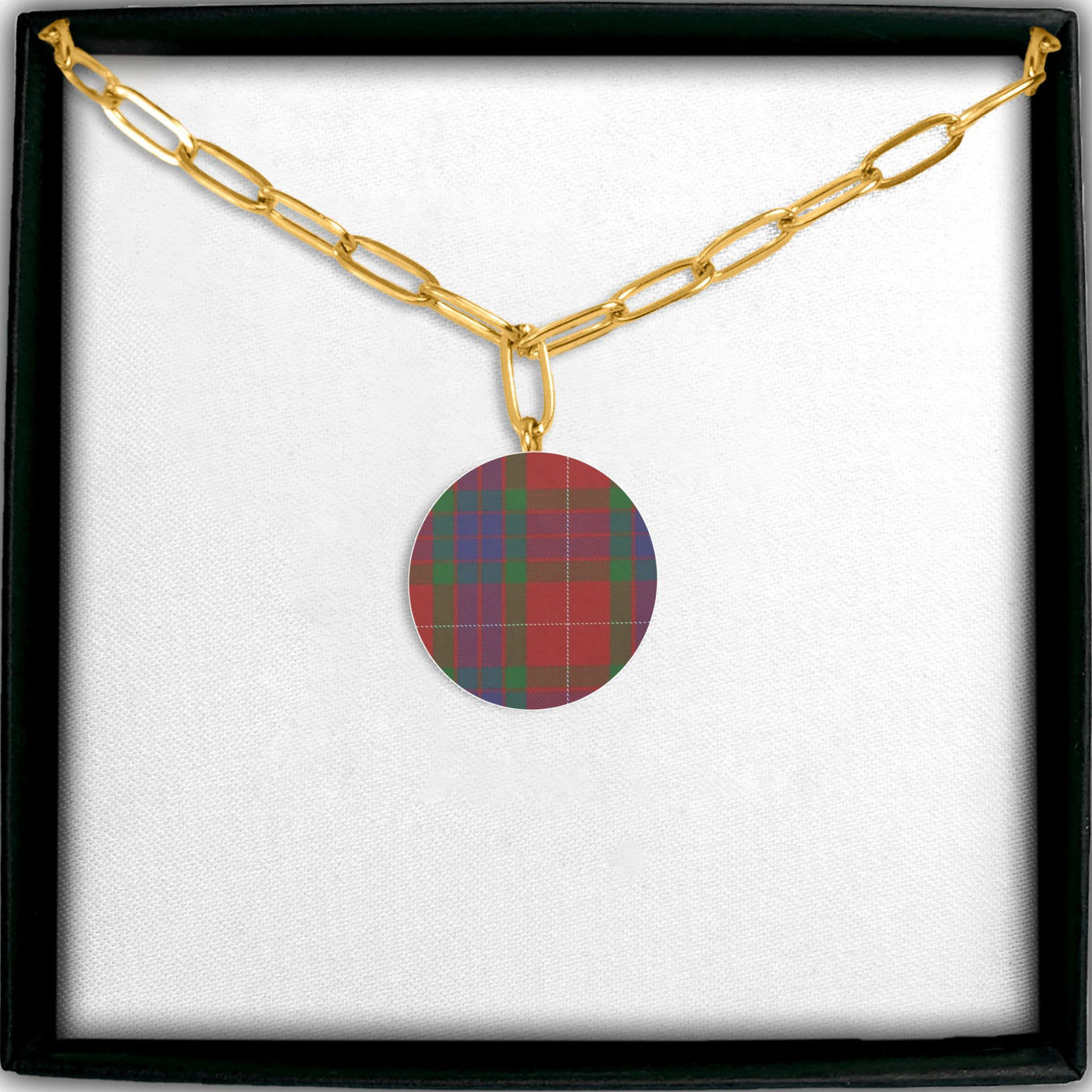 Necklace: Paperclip Coin-Circle Necklace -Make Your Own - Fraser Sample