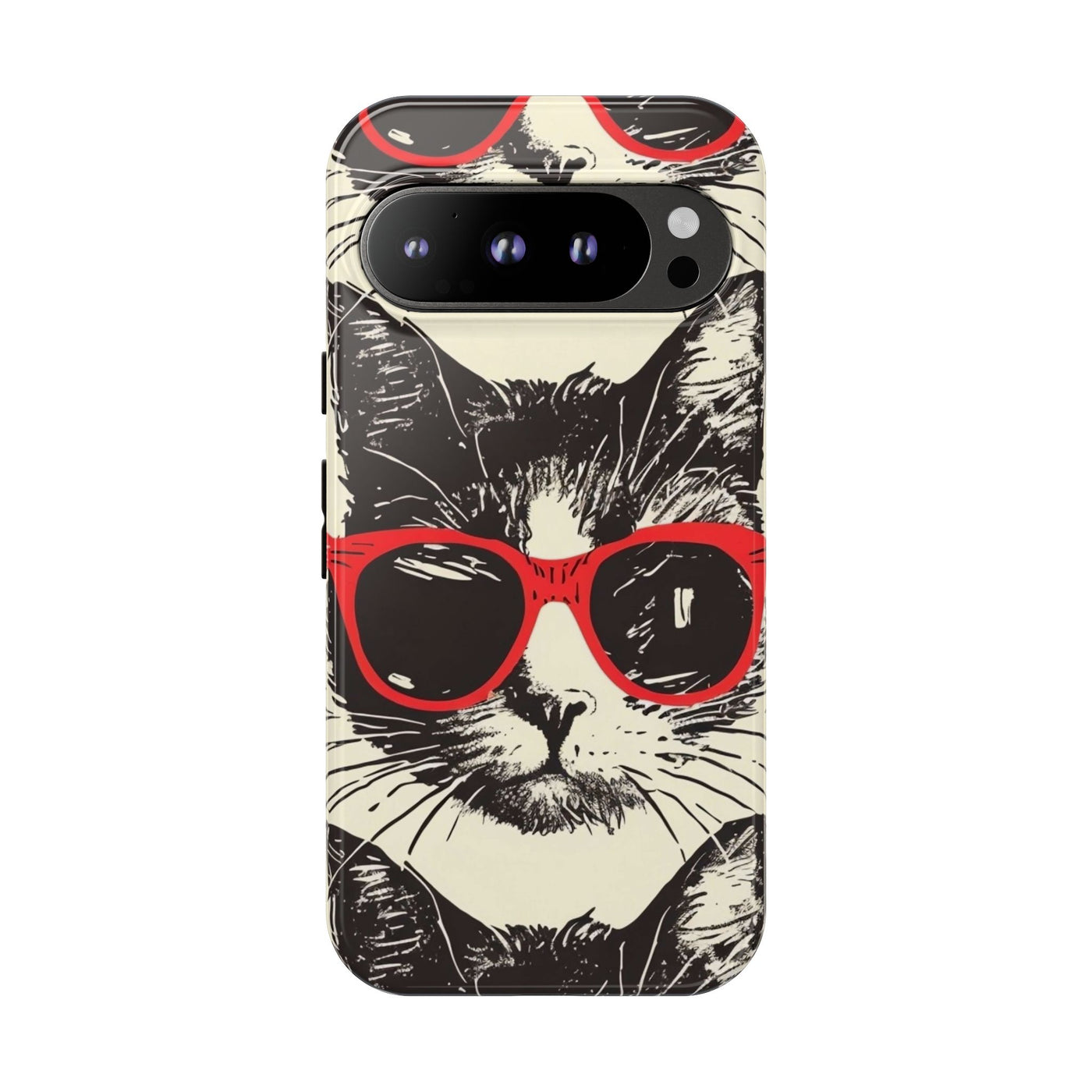 Phone Case: Sassy Cat Phone Case, Cute Cat Lovers Gift, Pet Lover Accessory, Fun Cat Phone Cover, Stylish Gadget Protection