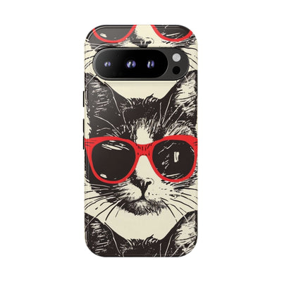 Phone Case: Sassy Cat Phone Case, Cute Cat Lovers Gift, Pet Lover Accessory, Fun Cat Phone Cover, Stylish Gadget Protection