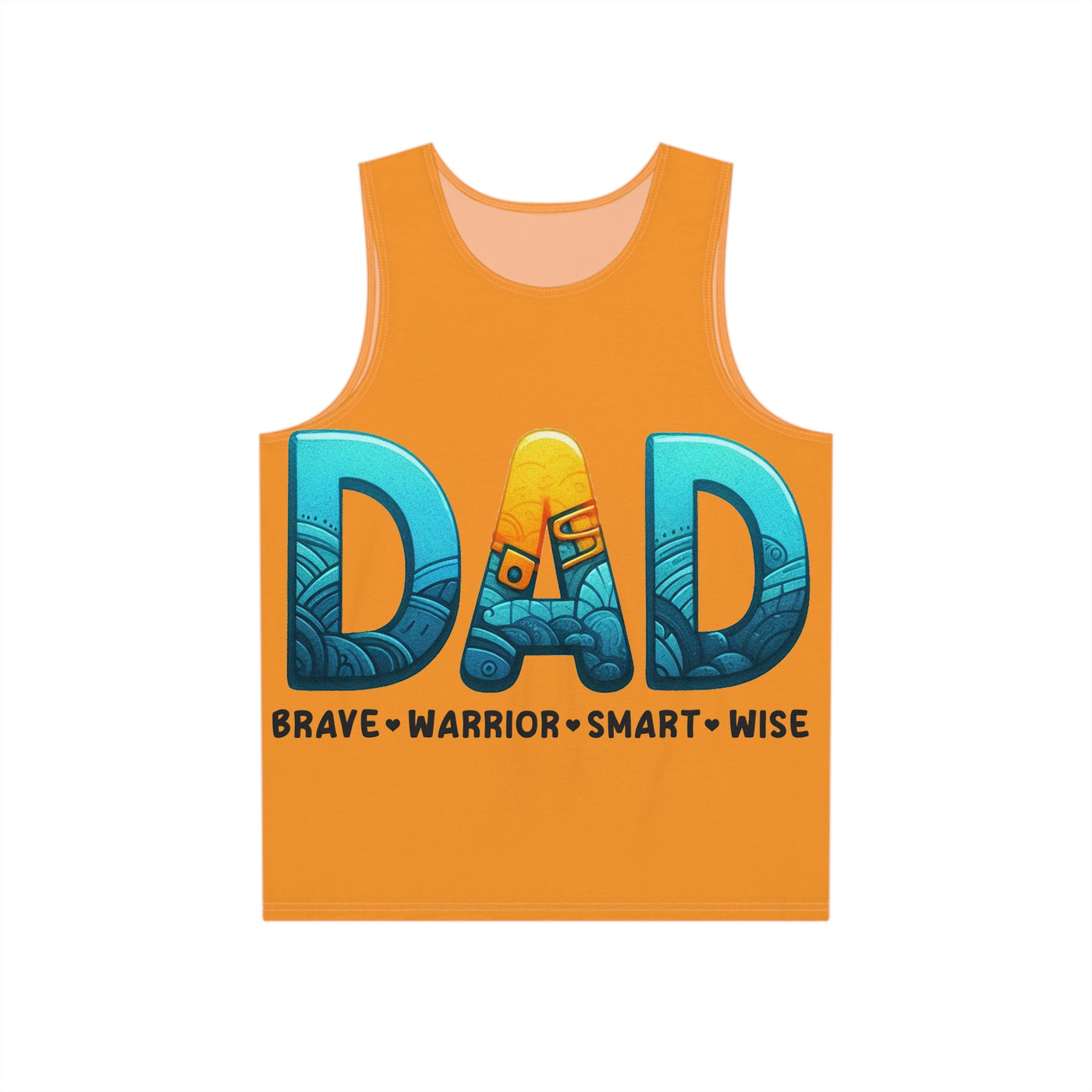 Tank Top: DAD - Brave Warrior Workout Tank