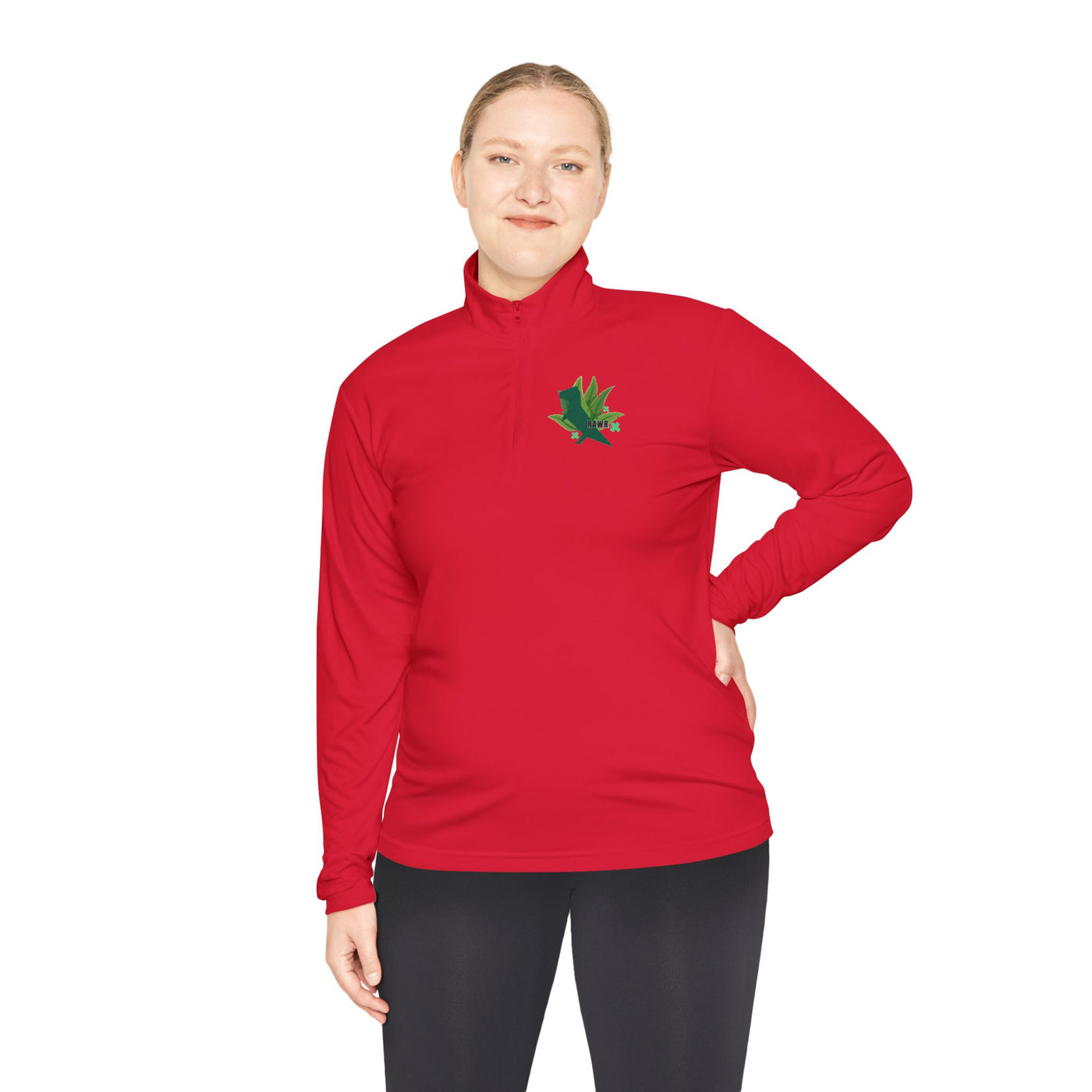 Quarter-Zip: D-I-N-O saur | Eco-Friendly
