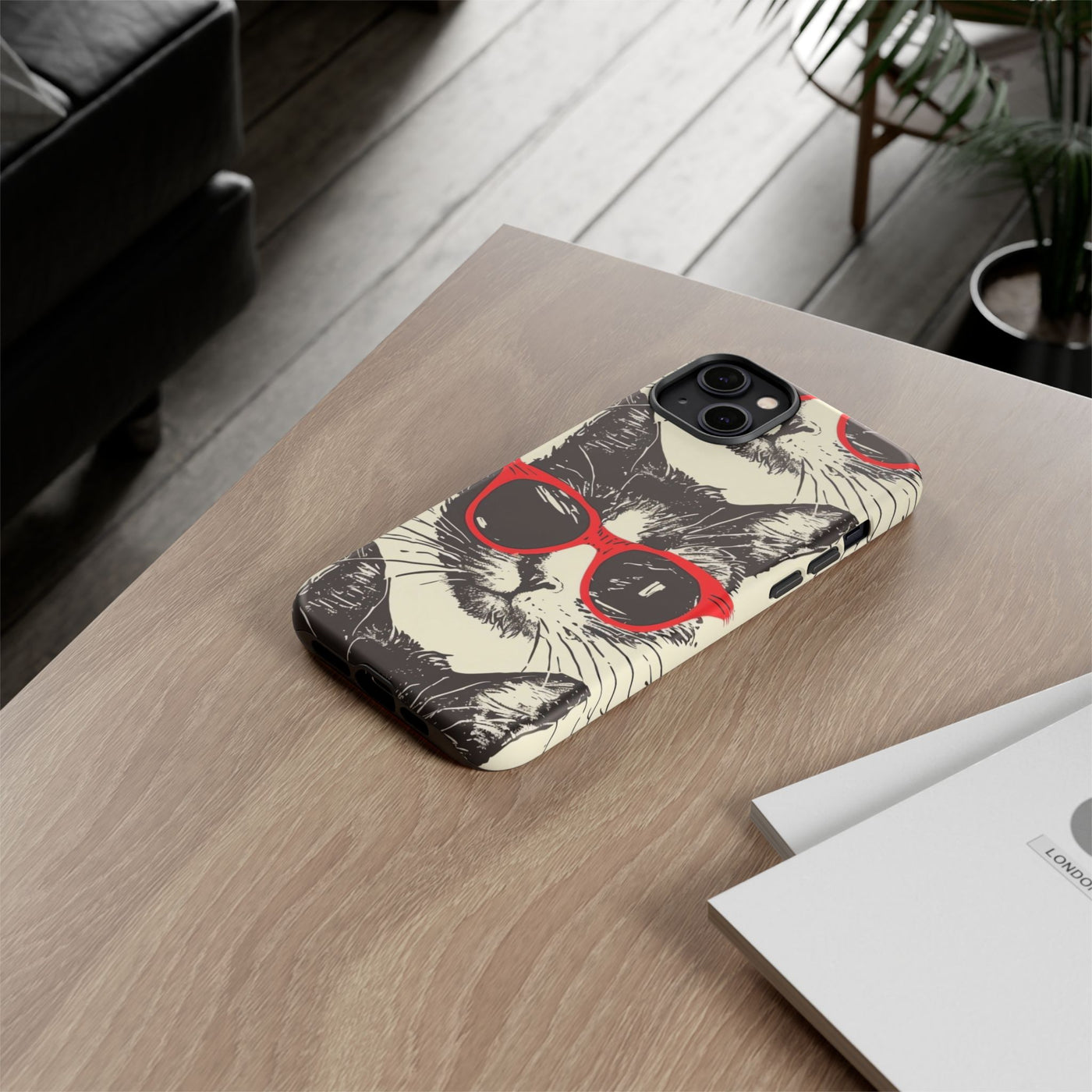 Phone Case: Sassy Cat Phone Case, Cute Cat Lovers Gift, Pet Lover Accessory, Fun Cat Phone Cover, Stylish Gadget Protection