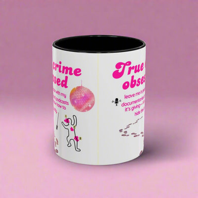 Mug: Pink Disco Ball True Crime