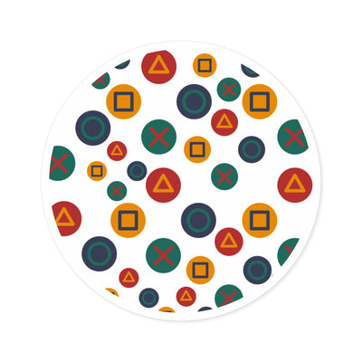 Stickers: Gamer Button Design | Round Style