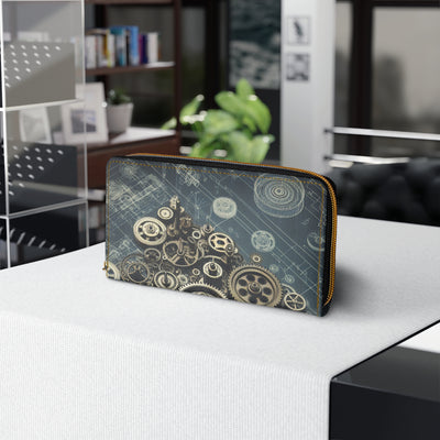 Wallet: Steampunk Gears | Zipper Wallet