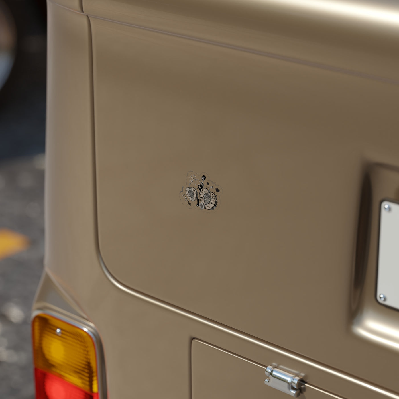 Die Cut Stickers: Just Peachy