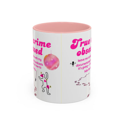 Mug: Pink Disco Ball True Crime