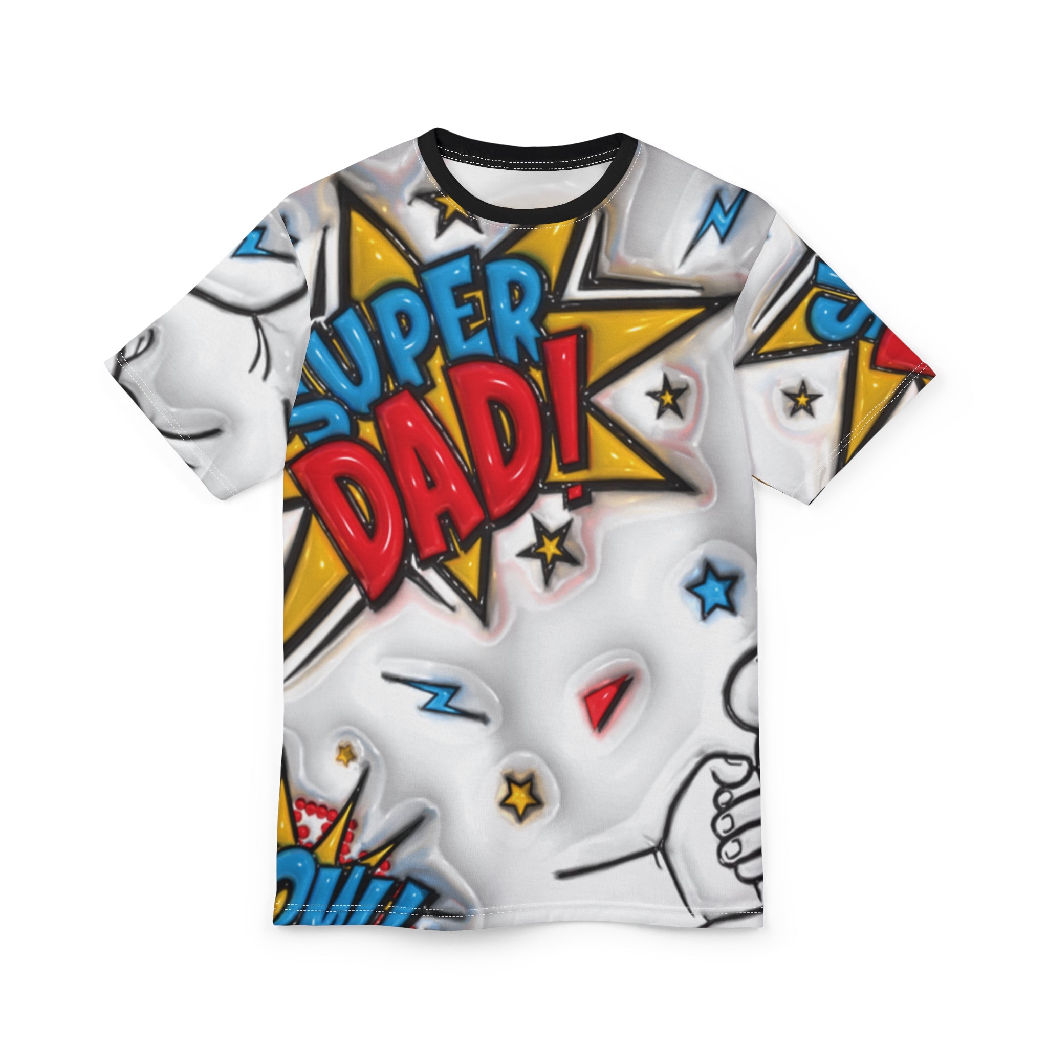 Shirt:  Father's Day Super Dad Fun AOP Print Shirt