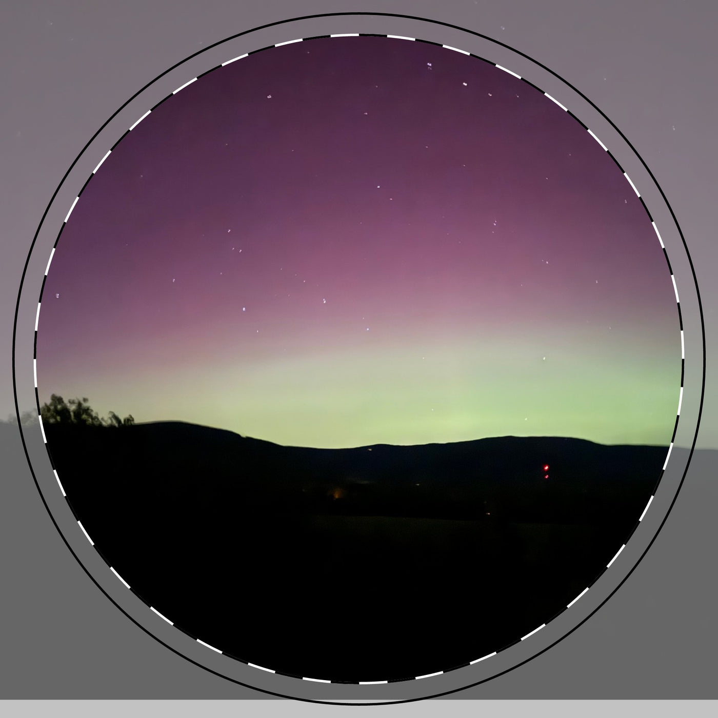 Coaster: Aurora Borealis Design
