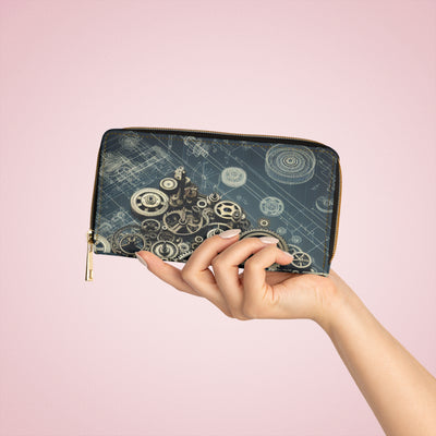 Wallet: Steampunk Gears | Zipper Wallet