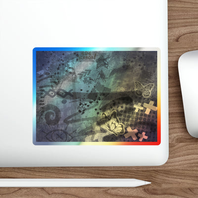 Die-Cut Stickers: For the Punks | Holographic Style