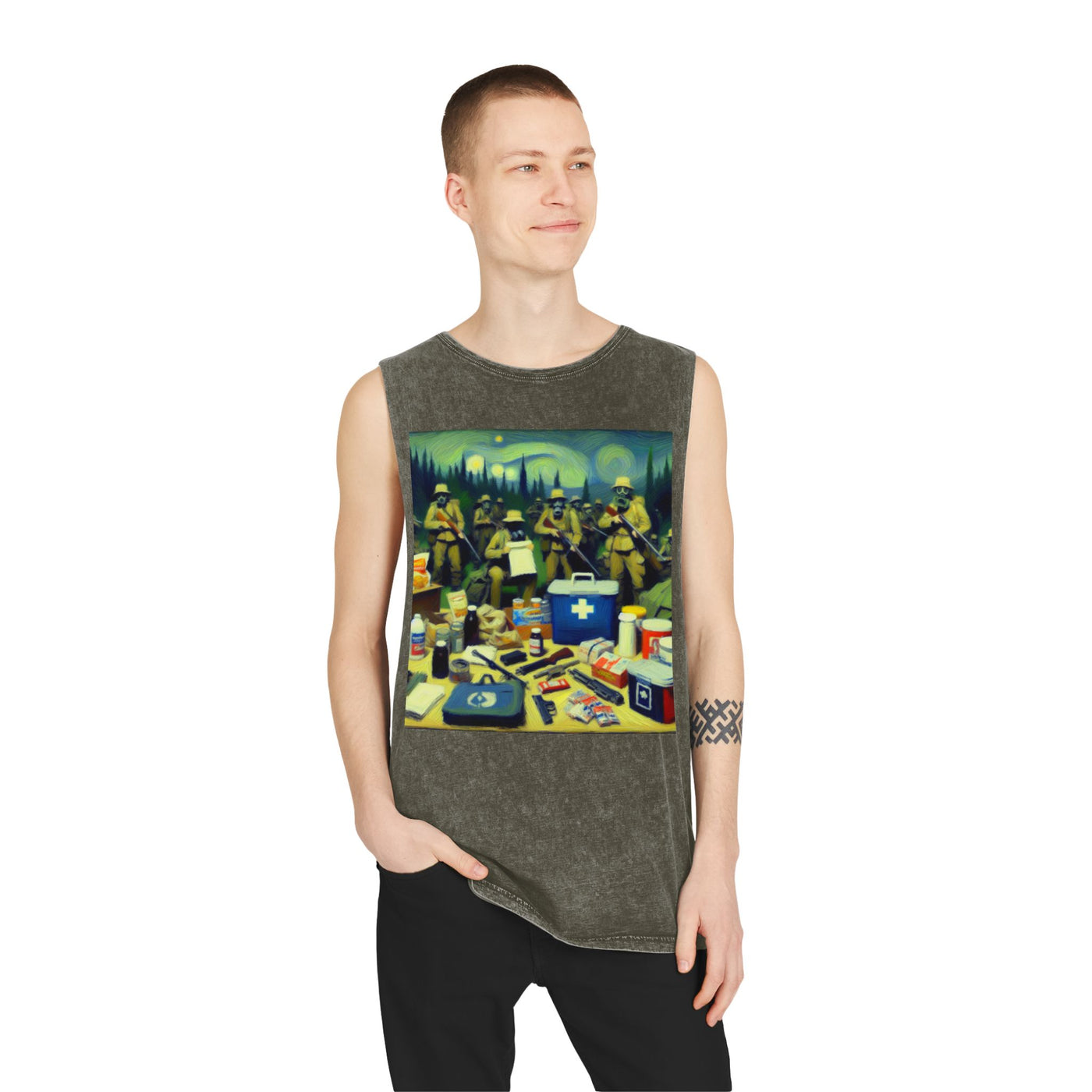Vintage Zombie Apocalypse Supply Run Tank Top
