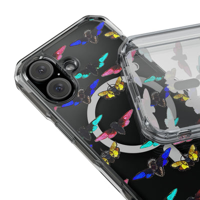 Phone Case: Magnetic Glow Moth Clear Impact Iphone Case