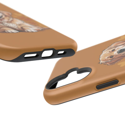 Dog Lover Magnetic Phone Case, Cute Pet Cases for iPhone, Dog-themed Phone Covers, Golden Retriever Case, Gifts for Dog Owners