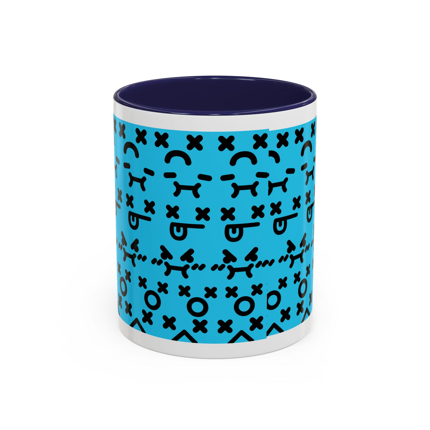 Mug: Blue Emoji Mug