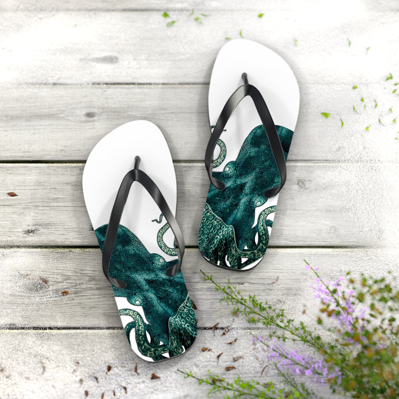 Flip Flop: Inspired Octopus Flip Flops - Fun Beach Sandals for Summer