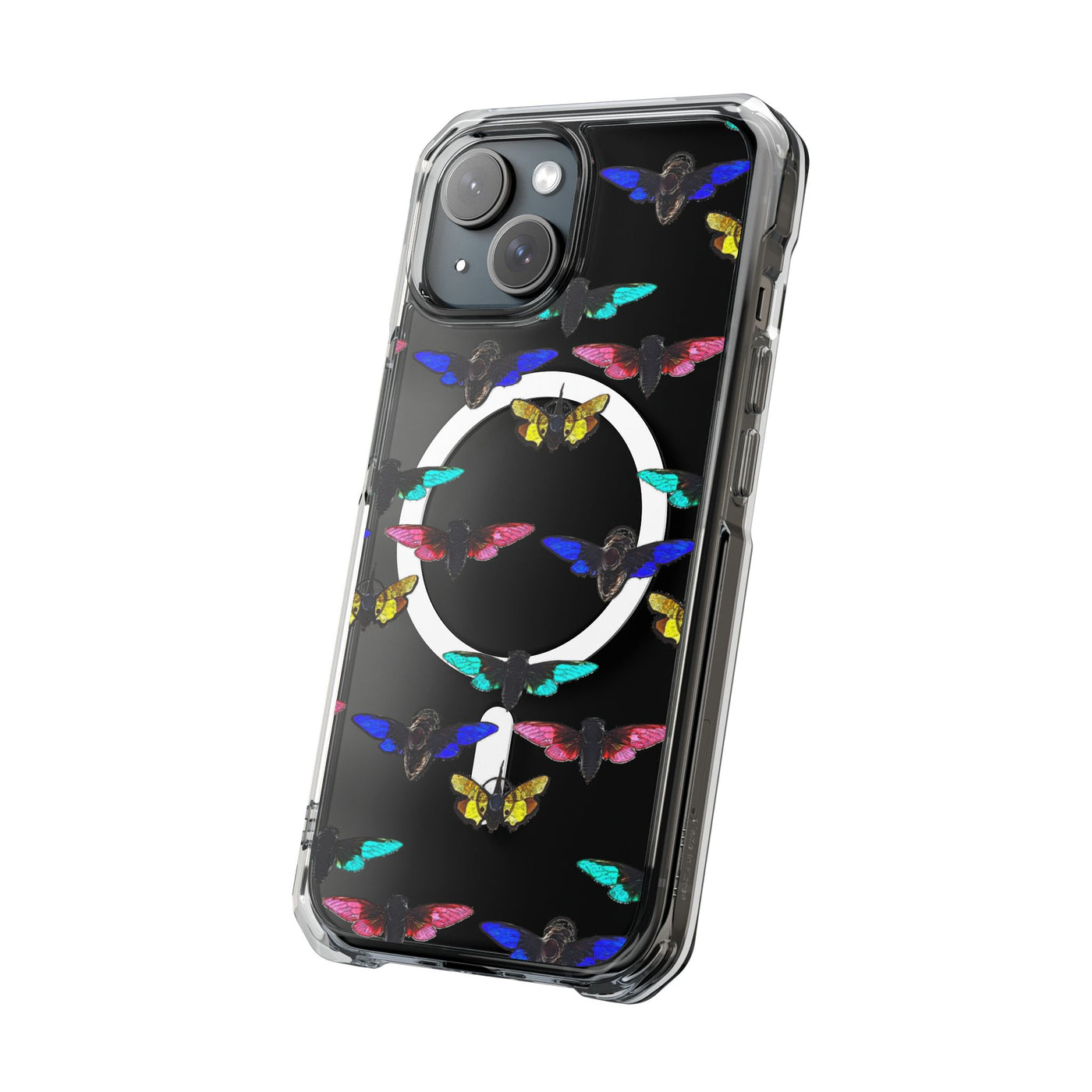 Phone Case: Magnetic Glow Moth Clear Impact Iphone Case
