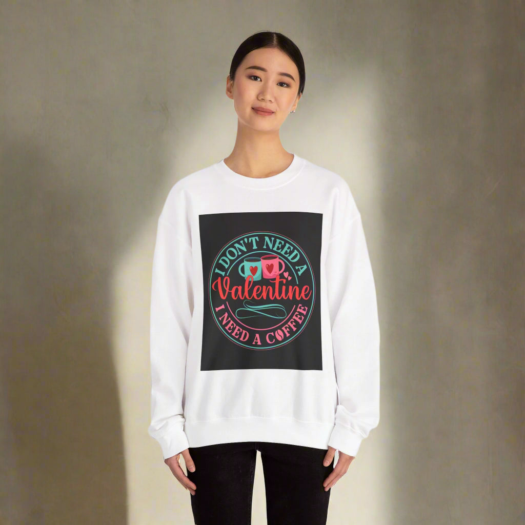 Sweatshirt: Coffee Over Love Crewneck