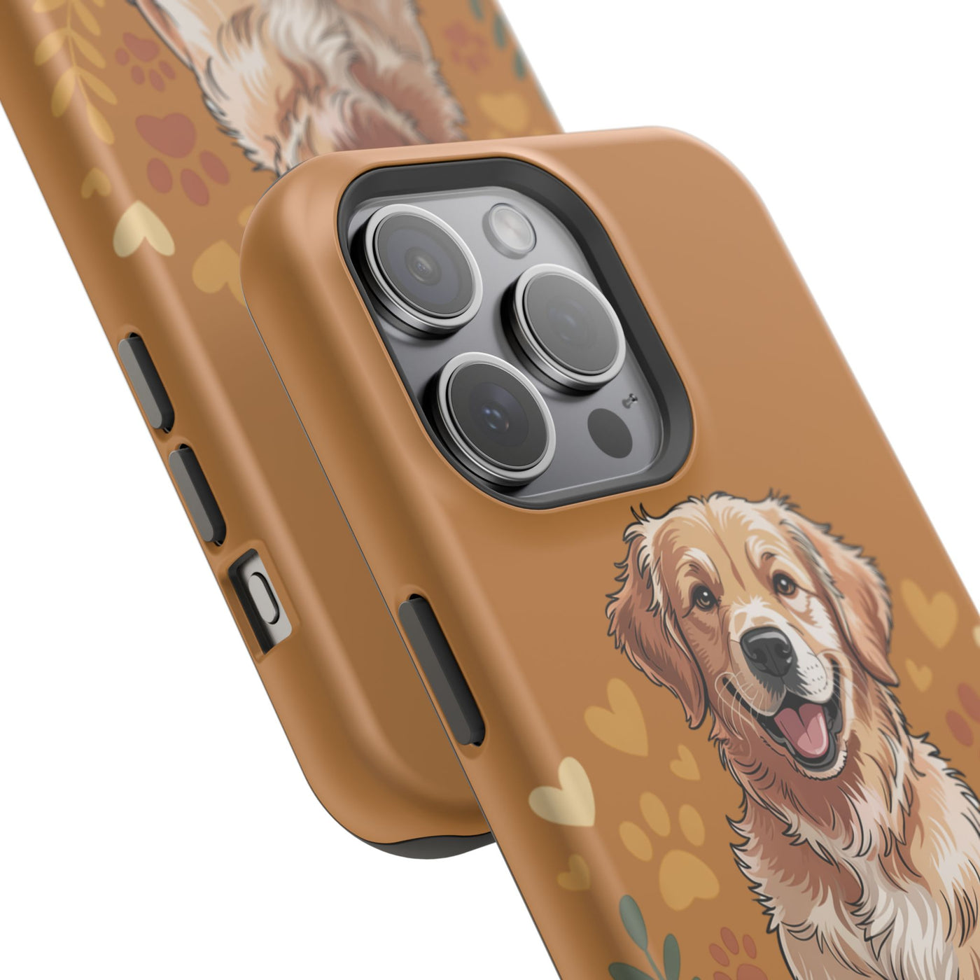 Dog Lover Magnetic Phone Case, Cute Pet Cases for iPhone, Dog-themed Phone Covers, Golden Retriever Case, Gifts for Dog Owners