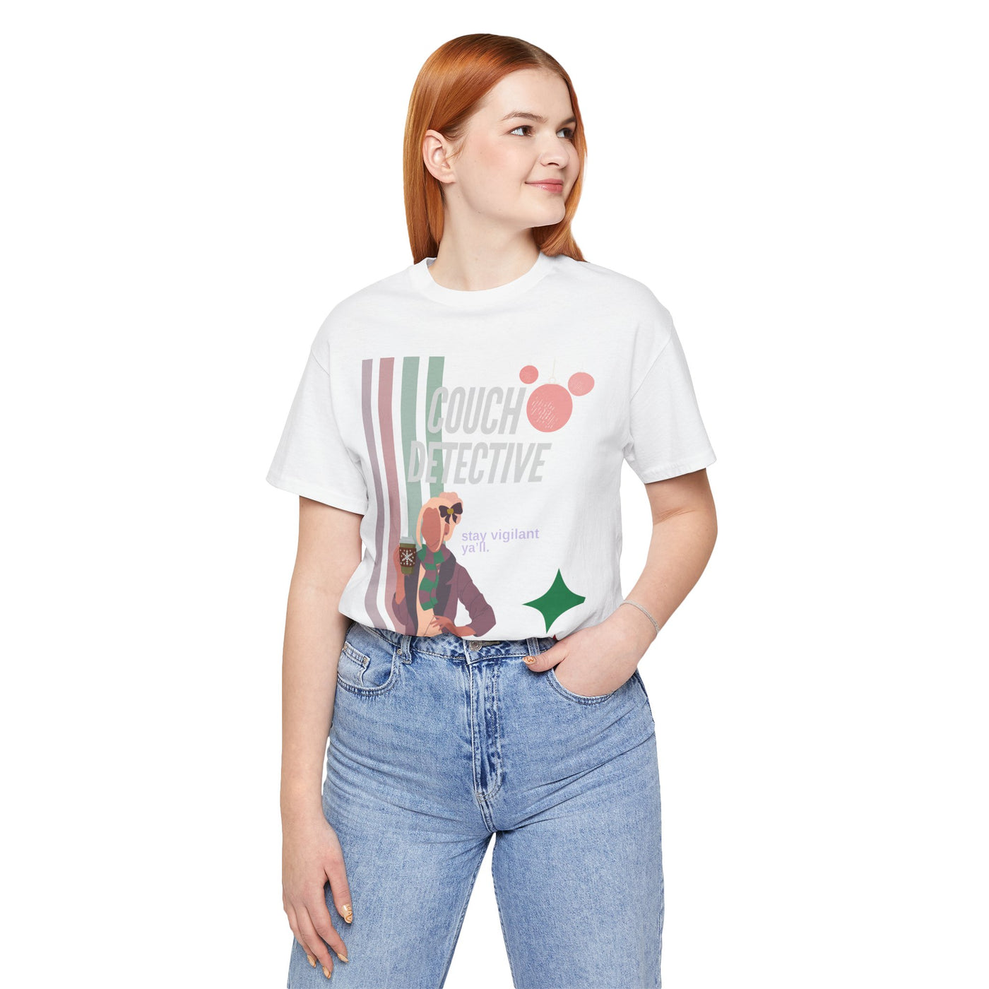 T-shirt: Couch Detective | Stay Vigilant | Holiday Edition
