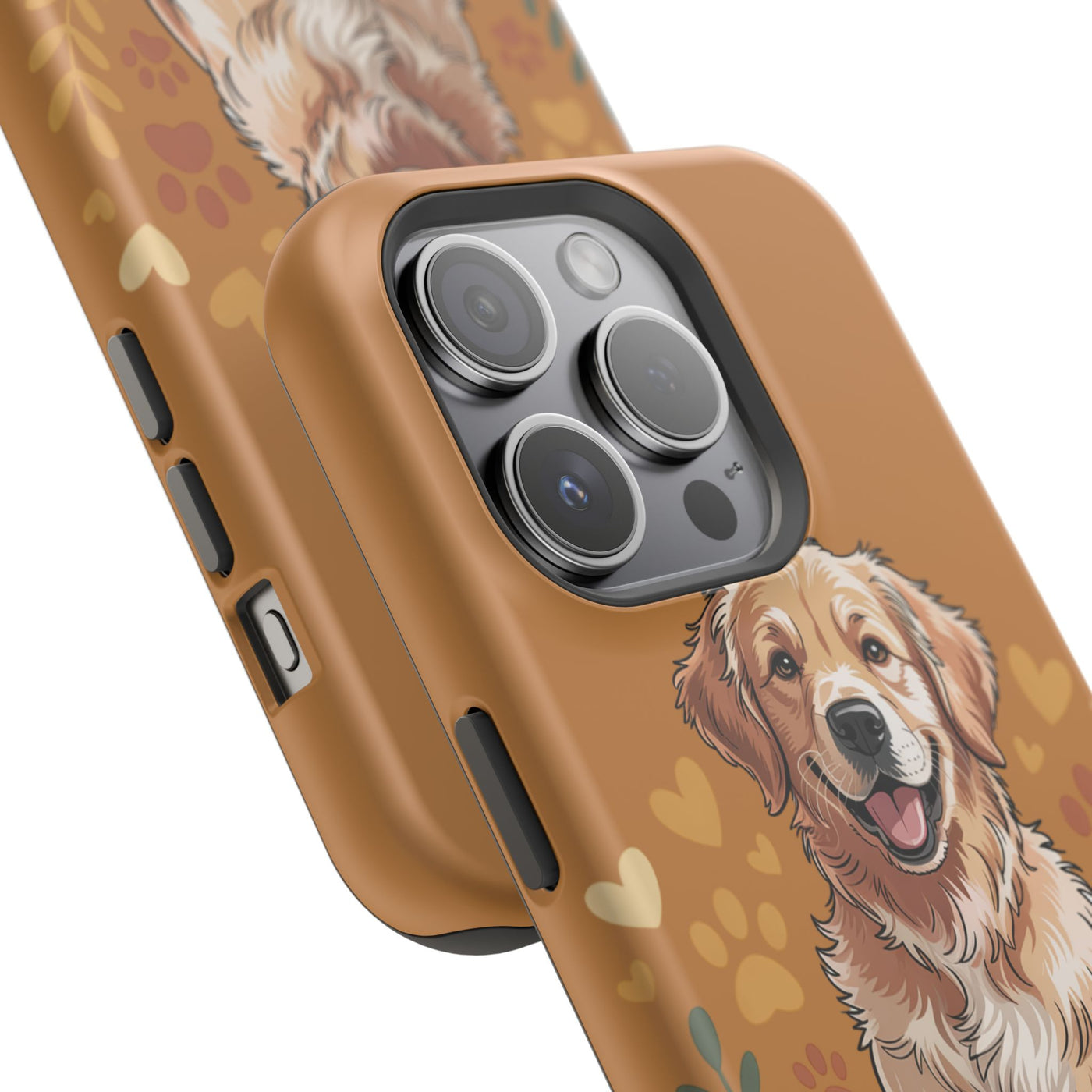 Dog Lover Magnetic Phone Case, Cute Pet Cases for iPhone, Dog-themed Phone Covers, Golden Retriever Case, Gifts for Dog Owners