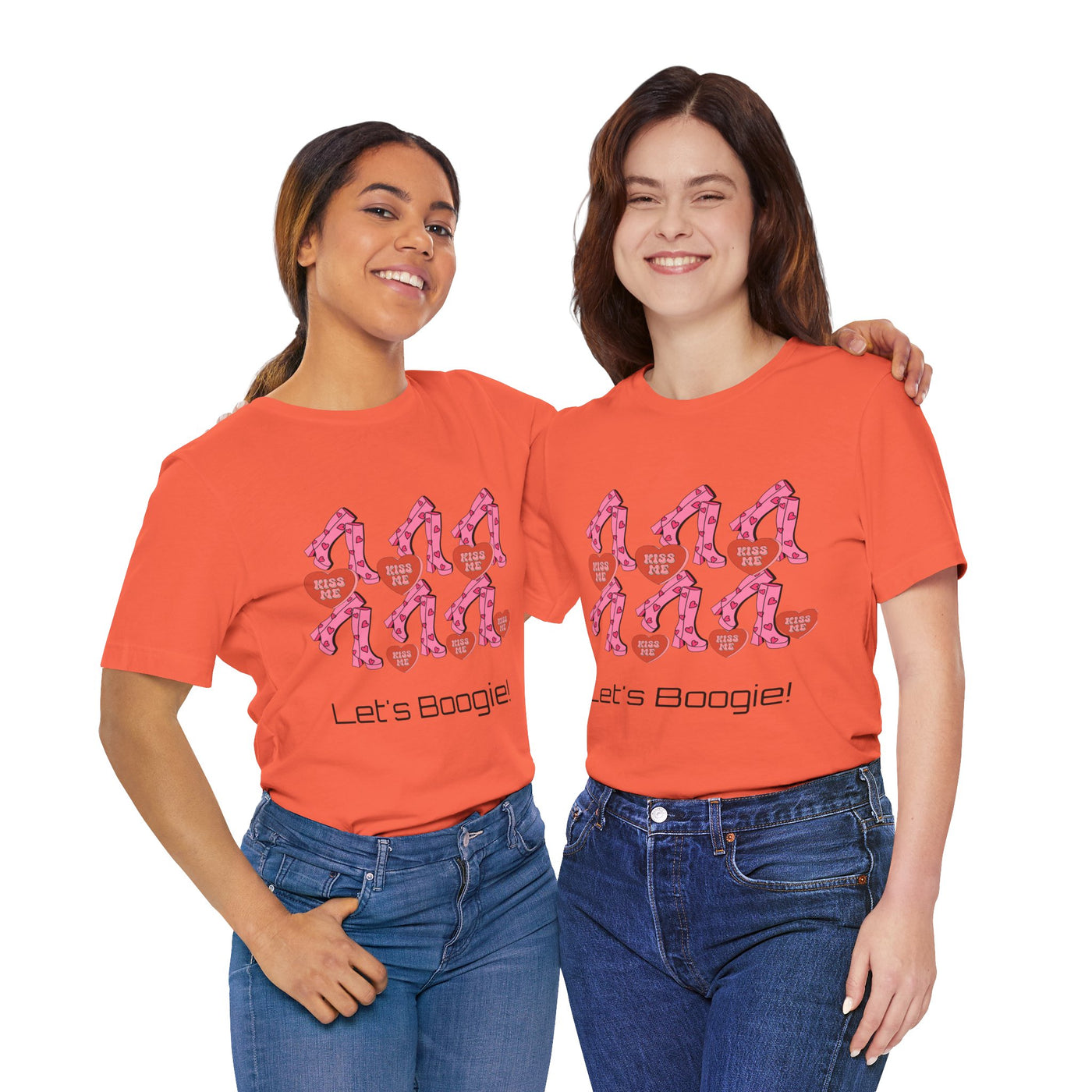 T-Shirt: Let's Boogie! | Jersey Fabric