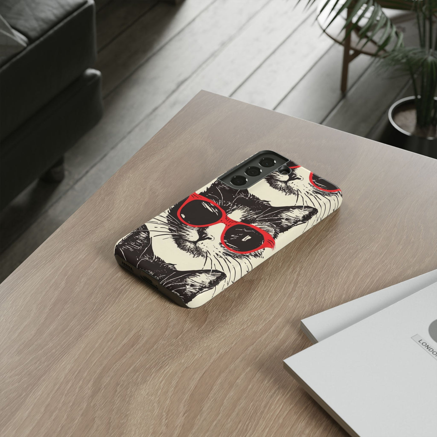 Phone Case: Sassy Cat Phone Case, Cute Cat Lovers Gift, Pet Lover Accessory, Fun Cat Phone Cover, Stylish Gadget Protection