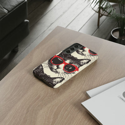 Phone Case: Sassy Cat Phone Case, Cute Cat Lovers Gift, Pet Lover Accessory, Fun Cat Phone Cover, Stylish Gadget Protection