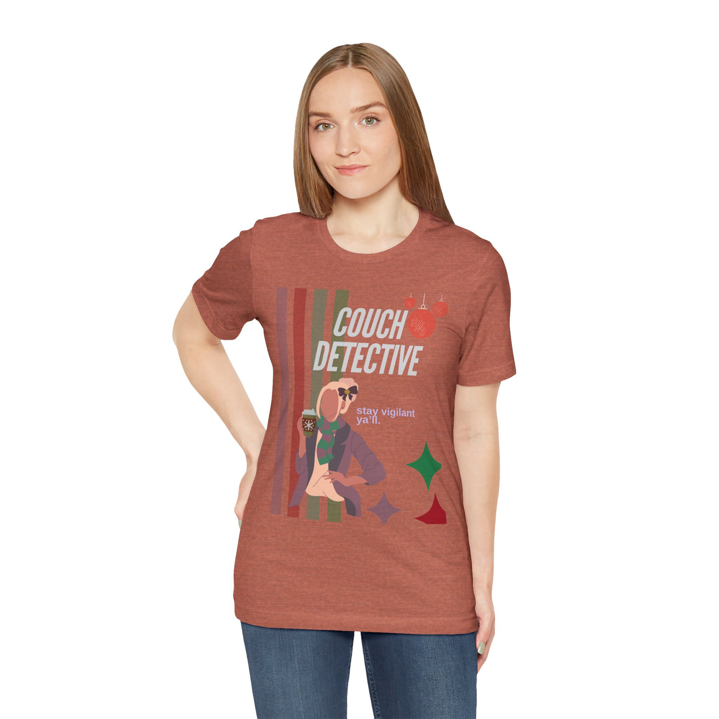 T-shirt: Couch Detective | Stay Vigilant | Holiday Edition