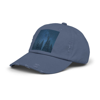 Cap: Night Sky Forest Design | Distressed