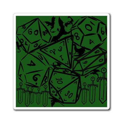 Magnets: Dungeons & Dragons Dice Design
