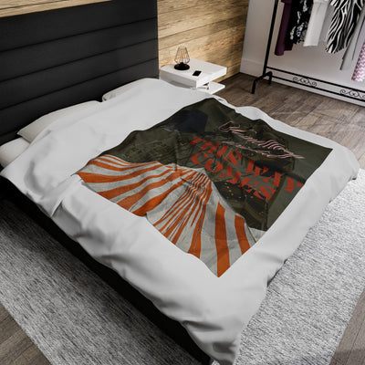 Blanket: Something Wicked this Way Comes Halloween Design