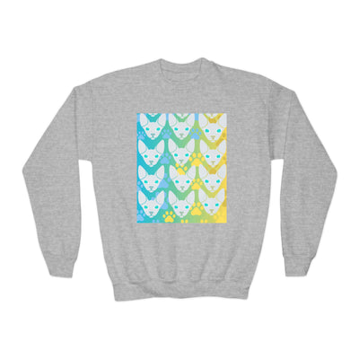Sweatshirt: Hairless Kitty Design Crewneck