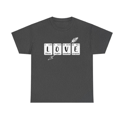 Unisex Heavy Cotton Tee - Love Elements Chemistry Shirt