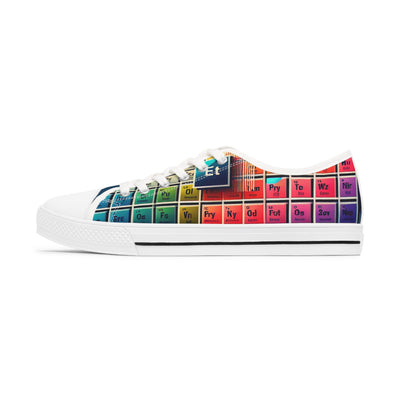 Women's Low Top Periodic Table Sneakers