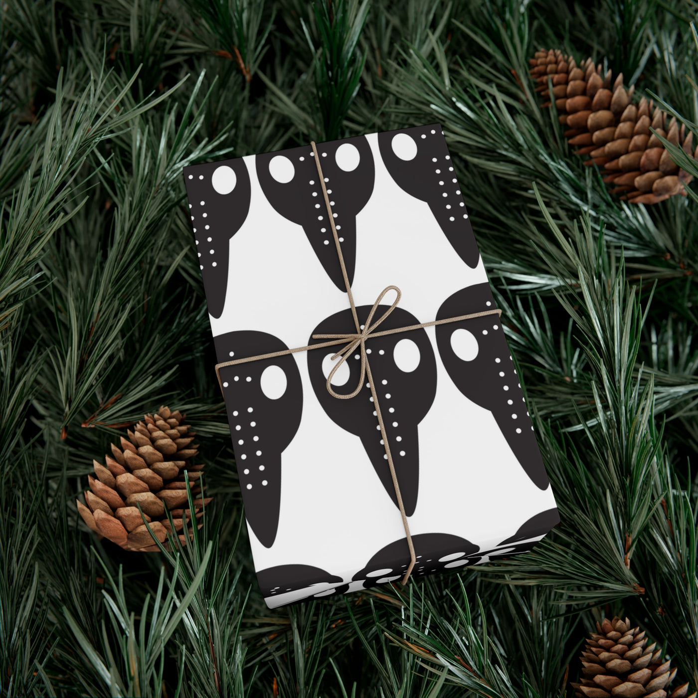 Wrapping Paper: Of Epidemic Proportions | Plague Mask