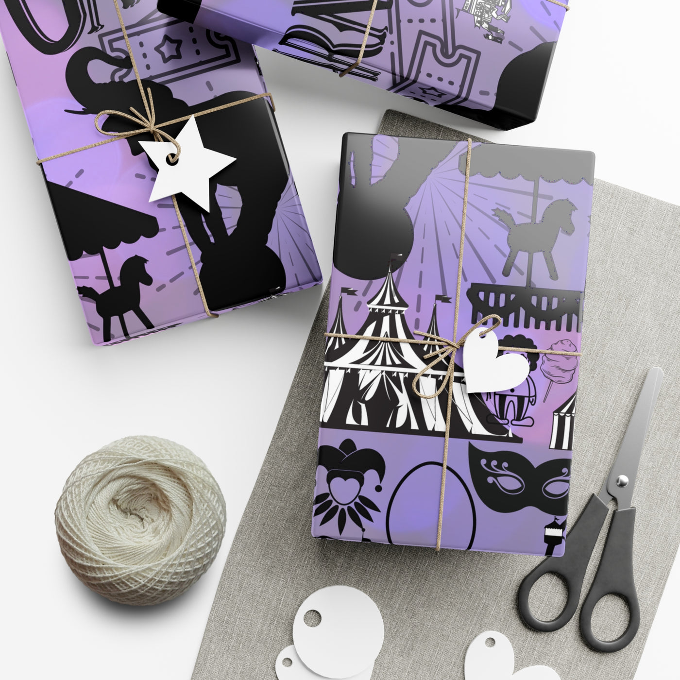 Wrapping Paper: Entertain Us | Carnival Theme