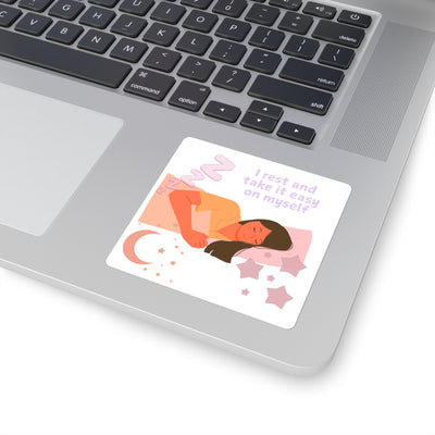 Sticker: Taking it Easy | Square Sticker