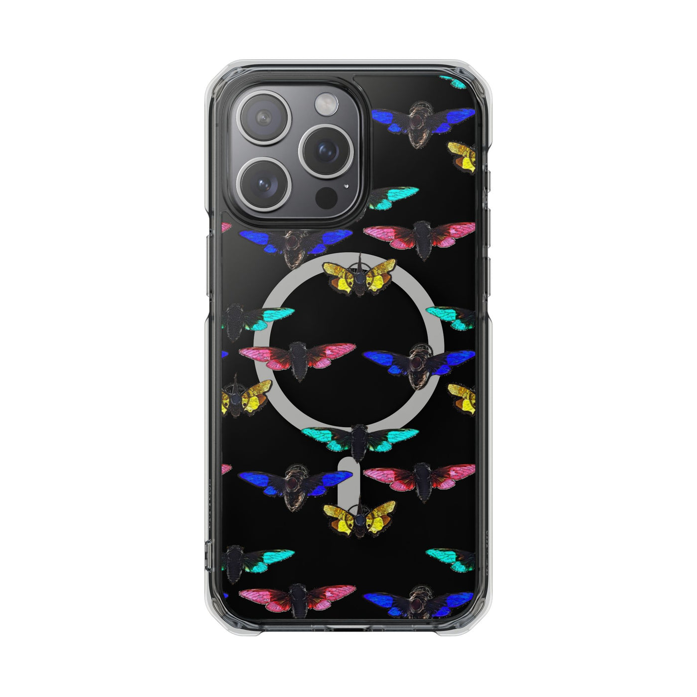 Phone Case: Magnetic Glow Moth Clear Impact Iphone Case