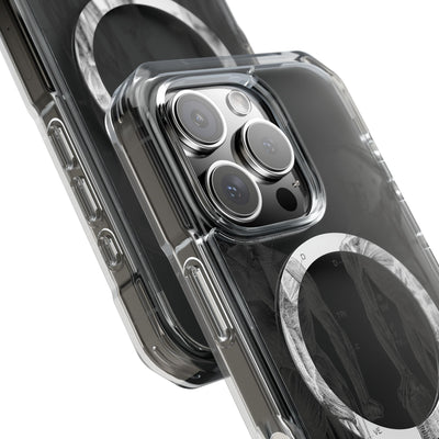 Phone Case:  Subtle Antique Skeletons Magnetic Clear Impact Case for iPhone