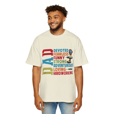 Dad Appreciation Heavy Oversized Tee, Gifts for Father's Day, Funny Dad Shirt, Casual Wear, Birthday Gift for Dad