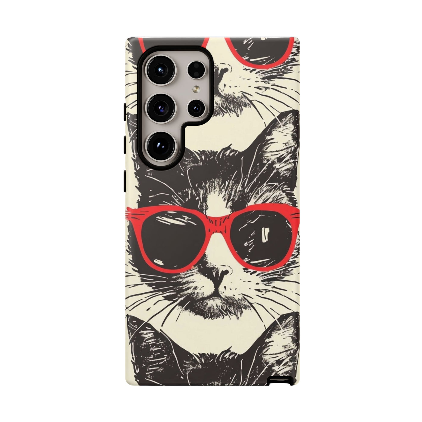 Phone Case: Sassy Cat Phone Case, Cute Cat Lovers Gift, Pet Lover Accessory, Fun Cat Phone Cover, Stylish Gadget Protection