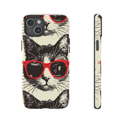 Phone Case: Sassy Cat Phone Case, Cute Cat Lovers Gift, Pet Lover Accessory, Fun Cat Phone Cover, Stylish Gadget Protection
