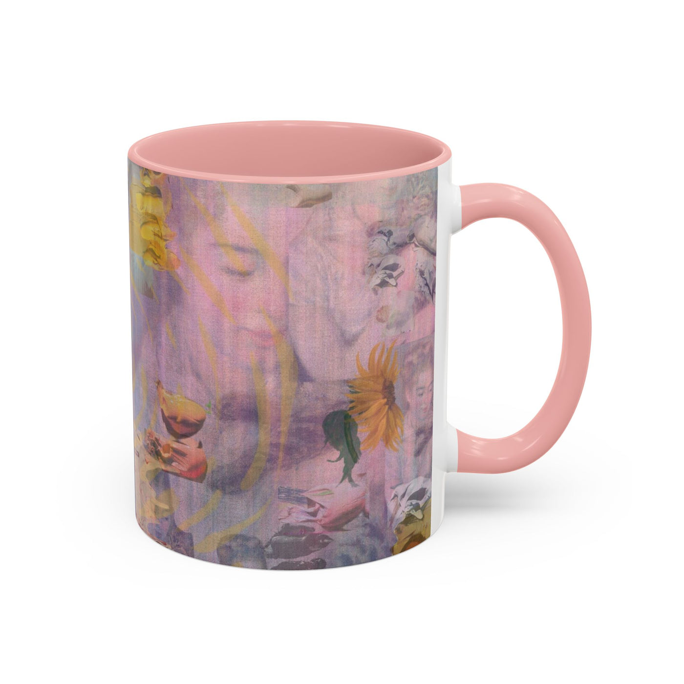 Mug: Fine Art Painterly mug | Blue and Yellow