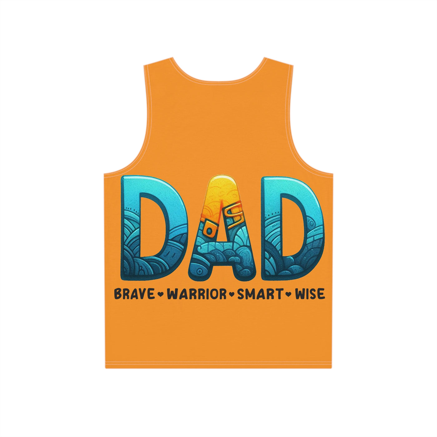 Tank Top: DAD - Brave Warrior Workout Tank