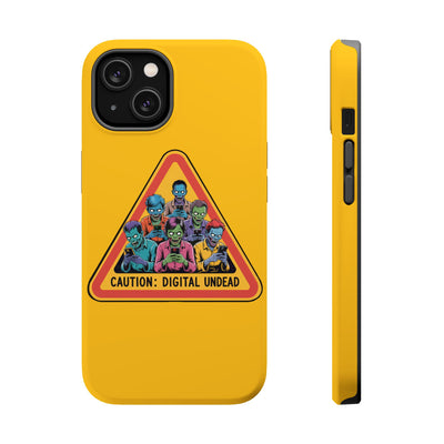 Phone Case: Zombie-Themed Tough Case for iPhone, Caution Digital Undead Phone Cover, Phone Accessory for Halloween, Unique Gift Idea, Trendy Phone [...]