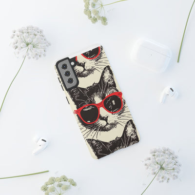 Phone Case: Sassy Cat Phone Case, Cute Cat Lovers Gift, Pet Lover Accessory, Fun Cat Phone Cover, Stylish Gadget Protection