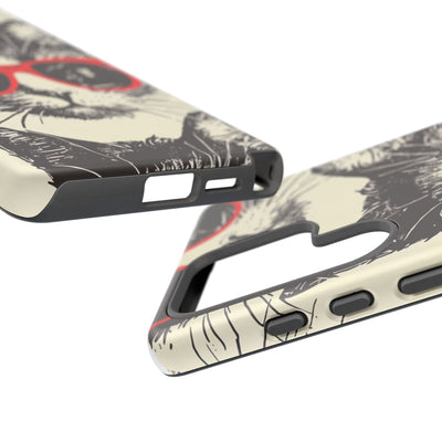 Phone Case: Sassy Cat Phone Case, Cute Cat Lovers Gift, Pet Lover Accessory, Fun Cat Phone Cover, Stylish Gadget Protection