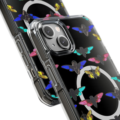 Phone Case: Magnetic Glow Moth Clear Impact Iphone Case
