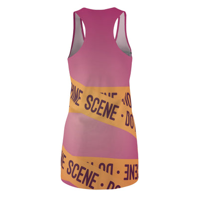 Racerback Dress: True Crime | Pink and Yellow